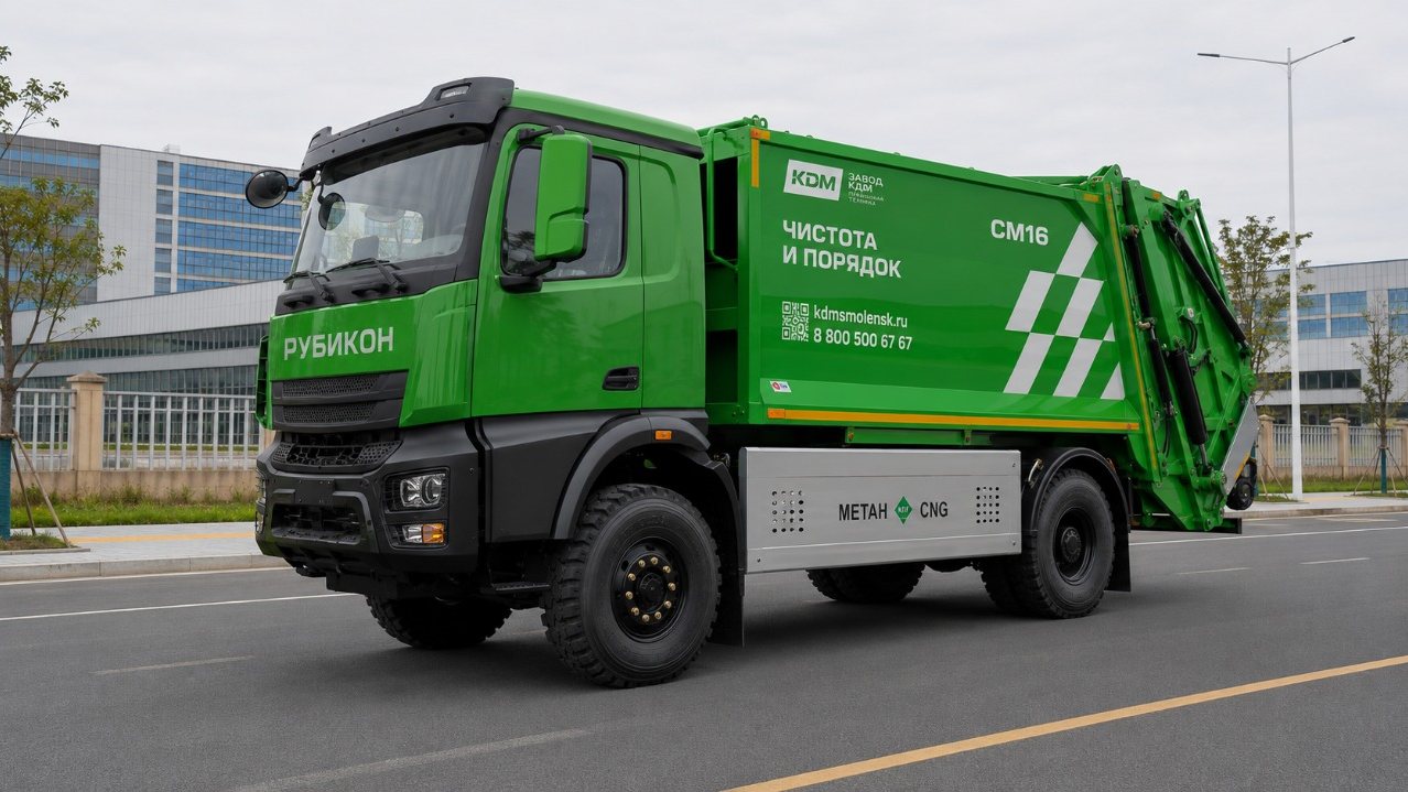 Мусоровоз 7363R40 КПГ РУБИКОН